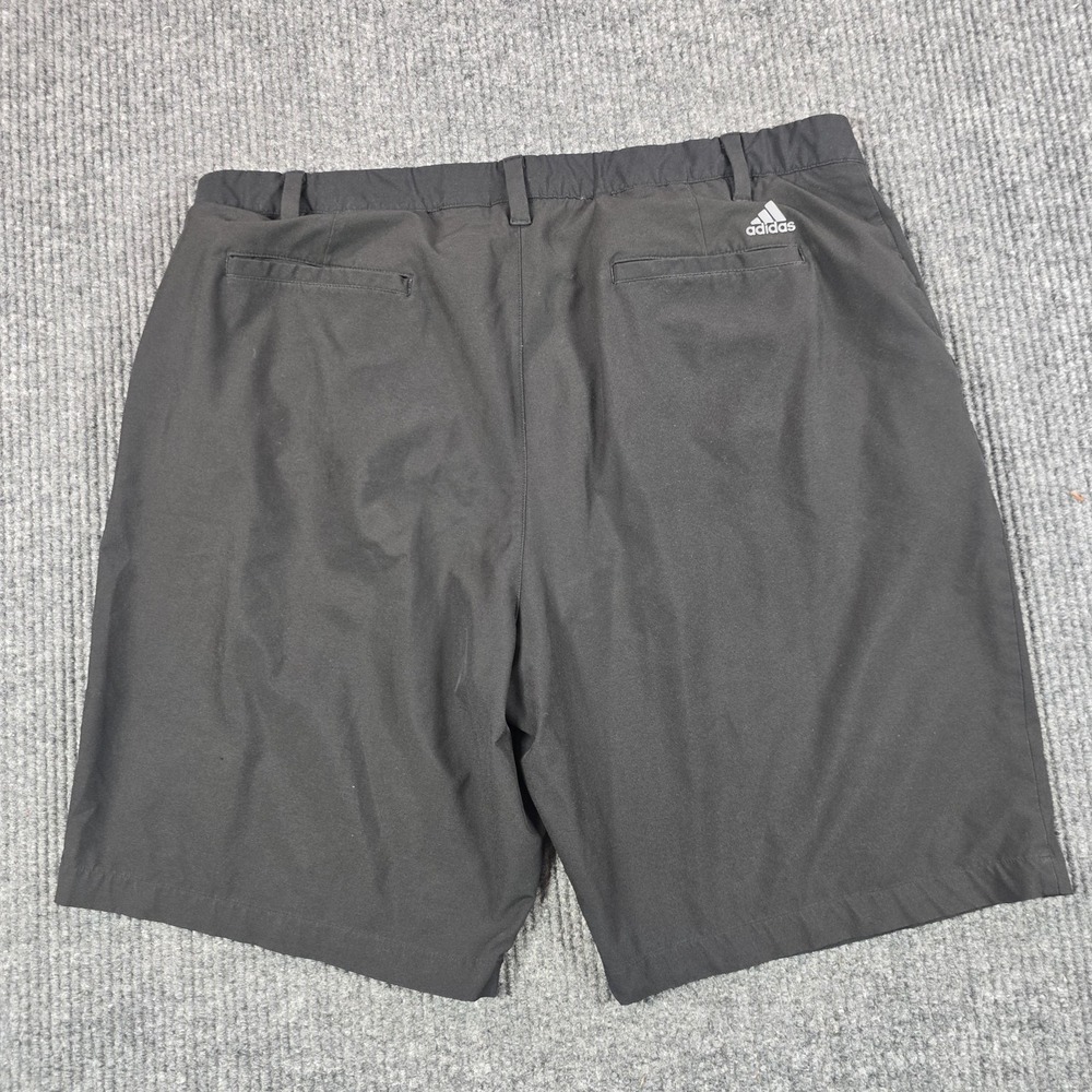 Adidas Shorts Mens 40 Black Chino Microfiber Stretch Golf Casual Summer - Picture 3 of 13
